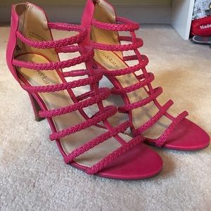 Strapy Pink High Heels
